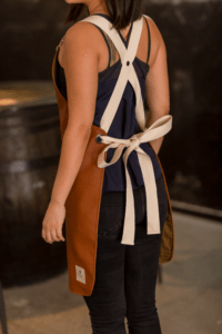 Apron back view